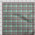 thumbnail image 3 of oneOone Silk Tabby Fabric Madras Check Printed Fabric 1 Yard 42 Inch Wide, 3 of 4