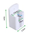 thumbnail image 4 of BUYISI White Air Conditioner Remote Control Wall Mounted Holder Mobile Phone Plug Holder Wall Mounted Box Storage For Space Saving Small, 4 of 5