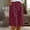 01 Wine, variant on Weiqiqre Linen Shorts for Women Casual Elastic Waist Drawstring Lightweight Vacation Summer Beach Shorts with Pockets
