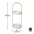 thumbnail image 2 of BELLWOOD Umbrella Stand White/Natural, 2 of 2