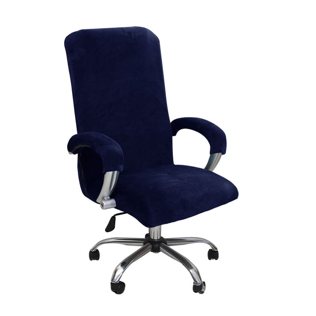 Transemion 1/2/3 3x Vivez un Confort et une Élégance Inégalés Housses de Chaise Grand Application Bleu Foncé TG 1 Pce