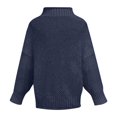 thumbnail image 4 of EGNMCR Chandails pour Femmes Hauts Décontractés Unis pour Femmes Tricot Manches Longues Chandail à Enfiler, 4 of 5