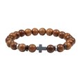thumbnail image 2 of Bracelets pour Hommes en Perles de Pierre Naturelle Bracelet Résistant à l'Usure Hommes Bijoux en Pierre Ronde Naturelle Joncs en Corde Élastique Mode Bracelet Tigre Fête Type 8, 2 of 7