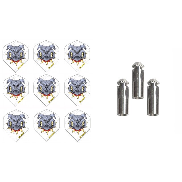 iFlight Ruthless 3 Ensembles de Fléchettes Standard Plus 1 Ensemble de 3 Protecteurs de Fléchettes en Aluminium (Bulldog)