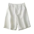 thumbnail image 4 of Ovticza Bermudas pour Femmes Séchage Rapide Légers Shorts en Lin Golf Randonnée Voyage Shorts Beige m, 4 of 5