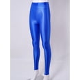 thumbnail image 1 of Choomomo Pantalon Legging Moulant de Performance pour Femmes, Brillant, Extensible, Sport, Hip-Hop, Rave, Rue, Danse Moderne, Bleu Royal, G, 1 of 8