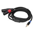 thumbnail image 4 of FLAMEEN Audio Adapter Cable, Male To 2 XLR Male Cable Male To Dual 2 XLR Male Plug Connector For Meeting For Home, 4 of 8