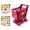 Red, variant on Kids Shopping Cart Playset – 20-Piece Pretend Food & Fruit Trolley with Spacious Storage | Educational Role-Play Kitchen Toy for Toddlers | Grocery Store Fun, Stem Learning Gift