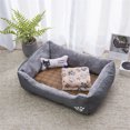 thumbnail image 1 of ZBH 4 in 1 Dog Beds for Large Dogs, Large Dog Bed Machine Washable Rectangle Breathable Soft Padding with Nonskid Bottom Pet Bed for Medium and Large Dogs or Multiple, 1 of 9