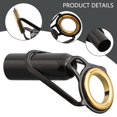 thumbnail image 3 of Rod Tip Top Guide Ring for Fishing Rods Repair Building Pole Eye Line Rings Tool, 3 of 9