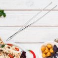 thumbnail image 4 of Stainless Steel Kitchen Tweezer with Hook Kitchen Fine Tweezer Food Tweezers, 4 of 9