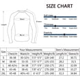 thumbnail image 4 of Mens Long Sleeve Shirt Polyester Hoodie Rash Guard for Men Running Hiking Blue XL, 4 of 7
