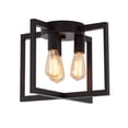 thumbnail image 1 of Artika Yale Modern Mid Century Flush Mount Ceiling Light Fixture, Bronze, 1 of 6