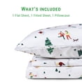 thumbnail image 2 of Gogreen Ensemble de Draps 3 Pcs à Poches Profondes pour Lit Simple s'Adapte à 16 Pouces, Microfibre Respirante Ultra Douce Ensemble de Draps Format Simple, Style Hôtel de Luxe Déco Maison Ensemble de Draps pour Lit Simple, Cadeau pour Femmes, Hommes, 2 of 8