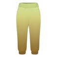 thumbnail image 3 of Yuyuzo Womens Capri Pants High Waisted Drawstring Sweatpants Running Gym Cropped Trousers with Pockets, 3 of 6