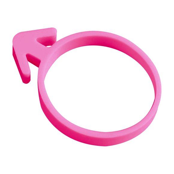Dvkptbk Silicone Tie 10Pc Pipe Bag Cable Tie Ring Fixing Ring Binding Ring Tool Home & Garden
