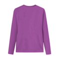 thumbnail image 5 of Pisexur Hauts pour Femmes Mode d'Automne T-Shirt à Imprimé Graphique Cœur Col Rond Manches Longues Chemises pour Femmes Chic Décontracté Hauts de Sortie Confort Polyvalent Blouses Légères, 5 of 5