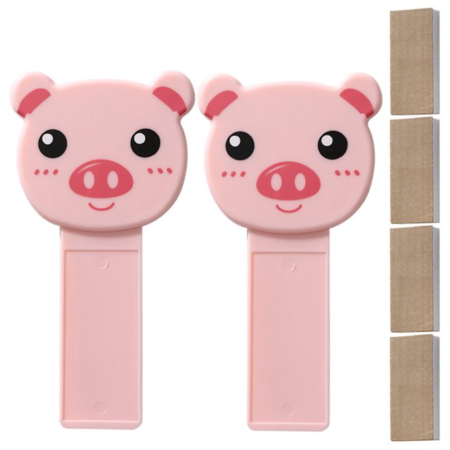 Toilet Lid Device 2Pcs Cartoon Cover Lifter Humanized Toilet Bowl Lift Handle For Bathroom Household