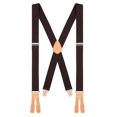 thumbnail image 1 of "Buyless Fashion Butten End Logger Work Suspenders for Men - 48"" Adjustable Straps 1 1/4"" - X Shape", 1 of 7