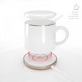thumbnail image 2 of Coffee Mug warmer & Mug & pctg Lid set  self heated cup with wireless charging for Phone, 2 of 9