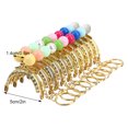 thumbnail image 3 of Maytalsory 10pack/lot Safety Protection Lovely Metal Coin Purse Frame Key Ring For Wide, 3 of 6