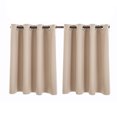 thumbnail image 4 of 2PC Insulated Foam Lined Heavy Thick Grommet Window Curtain Panels, 4 of 4