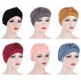 thumbnail image 4 of Bangcool Turban Headwrap Twisted Braid Elastic Beanie Headwrap Hair Loss Cover Sleep Cap, 4 of 4