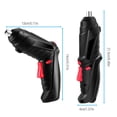 thumbnail image 3 of Ensemble de 15 Pcs Perceuse Sans Fil Tournevis Électrique Perceuse Bits Rechargeables, 3 of 5