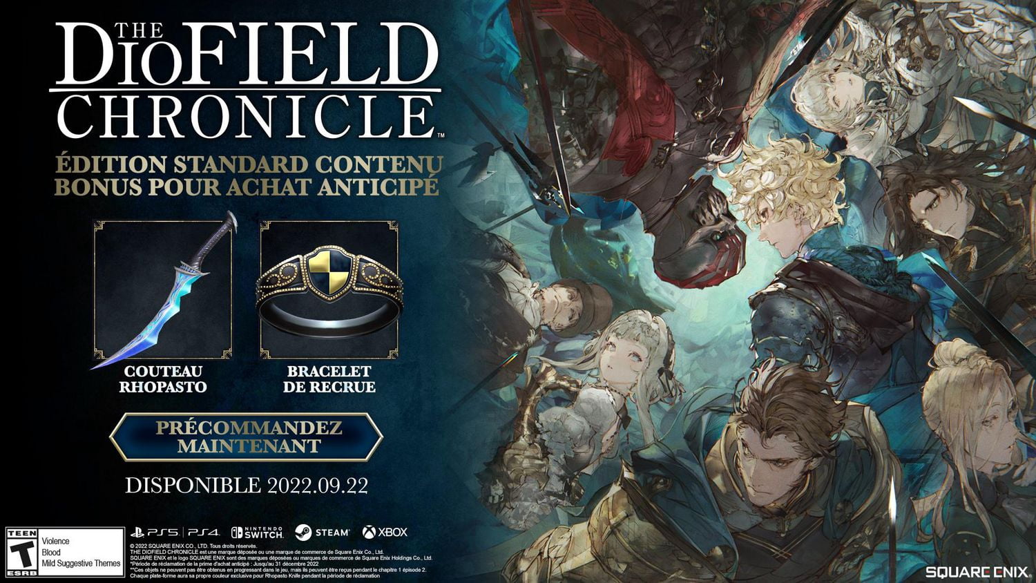 Jeu vidéo The Diofield Chronicle  pour (Nintendo Switch)