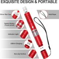 thumbnail image 4 of CHUANK Laser Pointer  Long Range Red Laser Pointer  2000 Metres Laser Pointer High Power Pen  Red Lazer Pointer Rechargeable for Hiking  Cat Laser Toy USB Charge, 4 of 5