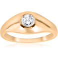 thumbnail image 1 of 1/2CT Mens Diamond Solitaire Ring 14K Yellow Gold, 1 of 3