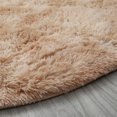 thumbnail image 2 of 40cm/60cm Circle Round Shaggy Rug For Living Room Bedroom Sofa Carpet Floor Mat Anti-slip Cute Circle Rug Home Decoration, 2 of 5