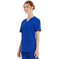 thumbnail image 2 of Haut d’uniforme médical à encolure en V Core Essentials unisexe Scrubstar WC846, 2 of 7