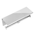 thumbnail image 3 of <p>Toilet Paper Shelf Holder, Stainless Steel Self Adhesive Lightweight Toilet Paper Holder Rustproof Easy Installation With Shelf For Kitchen</p>, 3 of 7