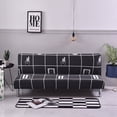 thumbnail image 2 of CHOK 2024 Futon Slipcover Armless Sofa Covers Stretch Sofa Bed Slipcover Protector Elastic (Light Gray Animal), 2 of 8