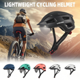 thumbnail image 4 of LIXADA HT003 Rechargeable Tail Light Bicycle Helmet with Detachable Goggles and Visor - PC Shell & High Density EPS Construction, 54-62cm Adjustable Head Circumference, Lightweight 306g Design -, 4 of 5