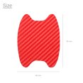 thumbnail image 4 of 4Pcs Universal Carbon Fiber Auto Door Handle Film Stickers Car Handle Anti Scratch Stickers, 4 of 5