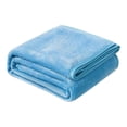 thumbnail image 2 of Super Soft Warm Solid Warm Micro Plush Fleece Blanket Throw Rug Sofa Bedding 70x100cm, 2 of 3