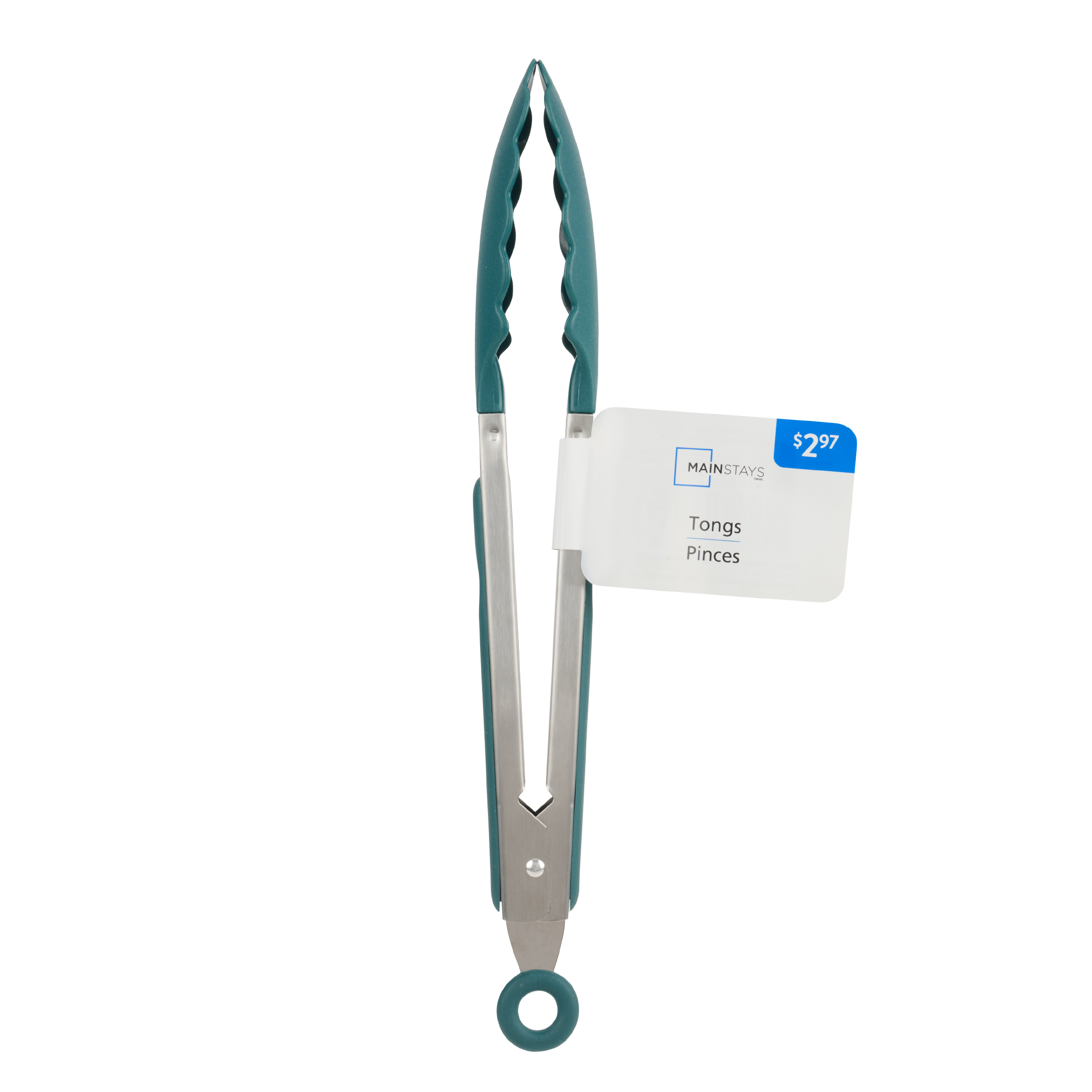 Mainstays Pinces de cuisine en nylon, ustensile de cuisine, 28 cm, vert
