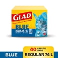 thumbnail image 1 of Glad Blue Recycling Bags - Regular 74 Litres -, 1 of 5