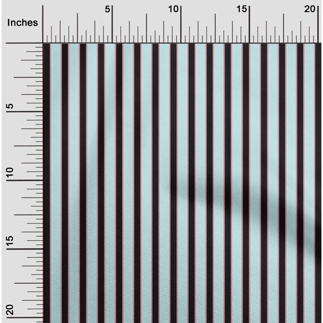 oneOone Georgette Viscose Fabric Shadow Stripe Decor Fabric Printed BTY 42 Inch Wide