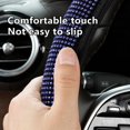 thumbnail image 4 of Chmadoxn Summer Steering Wheel Cover, Rhinestone Steering Wheel Cover With Crystal Diamond For Women, Sparkling Car Wheel Protector Universal Fit 14-15 Inches Steering Wheel Covers, 4 of 7
