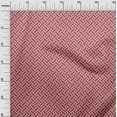 thumbnail image 3 of oneOone Cotton Poplin Red Fabric Geometric Craft Project Decor Fabric Printed by The Yard 42 Inche Wide-8697, 3 of 4