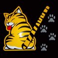 thumbnail image 1 of Cartoon Cat Moving Tail Paws Sticker Window Reflective Sheeting 3D Car Decal Rear Wiper Funny Outside Styling Windshield Auto Vehicle Decoration, 1 of 7