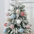 thumbnail image 4 of 1/6Pcs 8cm Christmas Tree Hanging Balls Sequined Shiny  Foam Bauble Pendant, 4 of 4