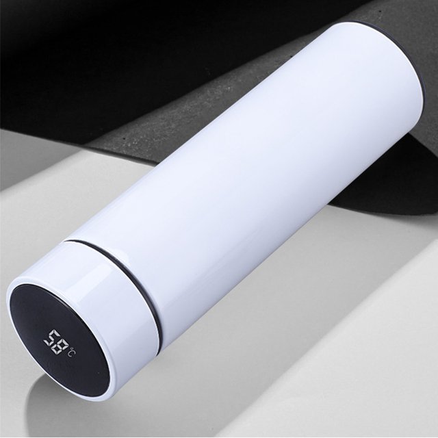 Agiferg Vacuum Cup With Smart Temperature Display,Tactile Sensation Display Temperature 304 Stainless Steel Insulation Cup