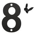thumbnail image 1 of Penkiiy 4.7 Inch Stainless Steel Floating Metal House Numbers, Brushed Black Metal House Numbers and Letters, Modern Stainless Steel Address Numbers Letters for House Apartments, Hotels, Outside, 1 of 7