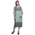 thumbnail image 1 of Bimba Robe Kurti Longue Imprimée Tunique Droite Robes pour Femmes Haut Indien, 1 of 5
