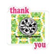 thumbnail image 1 of Italian Pizza Gourmet Birthday Happy Thank You Stickers Quote Grateful, 1 of 3