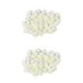 thumbnail image 1 of Transemion 500pieces Wreath Wedding House Decor Lasting Impression With These Exquisite milky white 2Set, 1 of 6